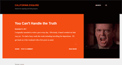 Desktop Screenshot of californiaesquire.com
